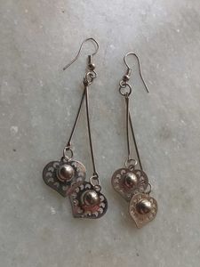 modest silver earrings