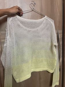 Crochet Knit Top