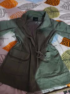 Olive Green Trench Coat