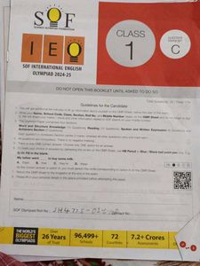 SOF IEO Class 1 - 2024-25