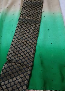 Elegant Green Saree