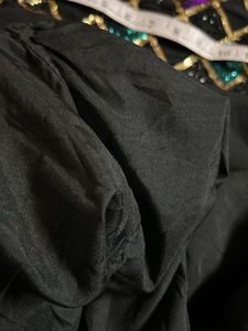 Sequin Embellished Black Dress