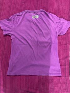 Benetton Dark Pink Printed T-shirt