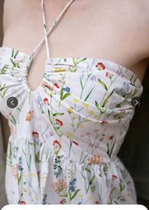 Floral Halter Mini Dress