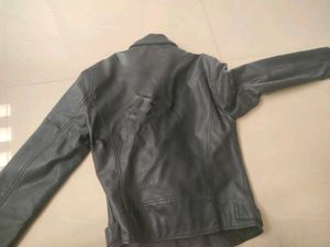 Black Faux Leather Jacket