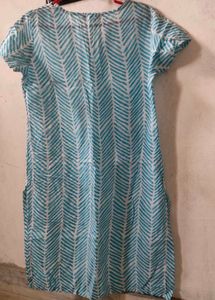 Blue &amp; White Casual Dress 🩵🤍. Summer Comfi🥰