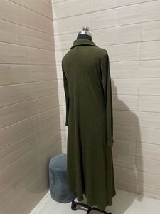 old navy imported Olive Knit Midi Dress