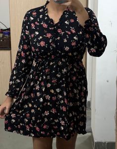 Floral Print Mini Dress