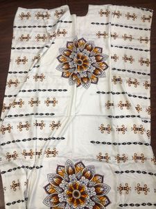 Elegant Floral Print Kurta with dupatta