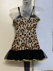 Pintrest Yk2 Leopard Print Dress