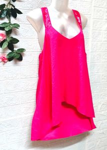 Size M/L 🎁Buy 2 Get 1 Free 🎁Hot Pink Layered Top