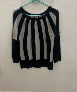 Striped Knit Top