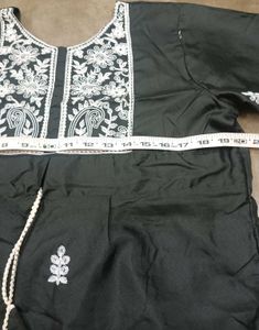 New Short Chikankari Kurti