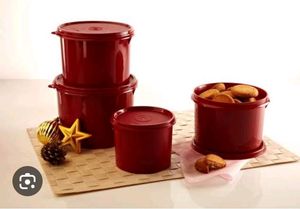 Tupperware Store All Canister 2 Medium And 1 Small