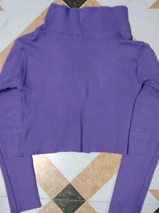 Purple Long Sleeve Top