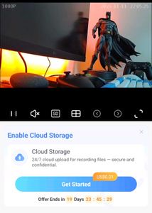 Robotic Wireless IP Security HD Camera (Wifi)