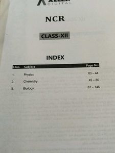 Class 12 Allen NCERT Revision