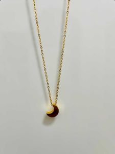 Lunar Crescent Necklace