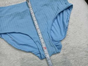 Blue Ribbed🇦🇺 High-Waisted Panties