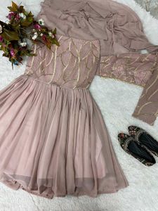 🆕Beautiful Heavy Full Stitched Indo Western Dress