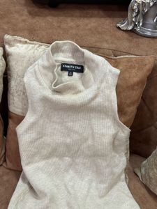 Sleeveless Mock Neck Top