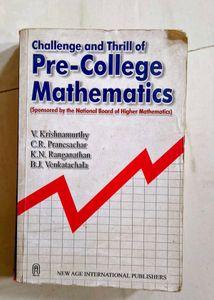 Challenges And Thrill Of Pre-College MATHS
