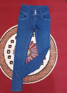 High Waisted Denim Jeans