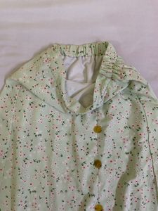 Floral Button-Front Skirt Waist 28-30