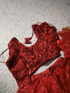 Red Lehenga Choli Set