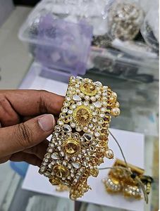 Necklace Earrings And Mangtika