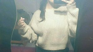 Tan Knit Pullover Sweater