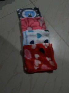 Cute Patterned Face Cloths - Set of 4