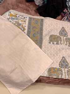 Single Bed sheet + 1 Pillow Cover