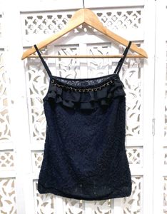 Chic Noir Lace Cami C