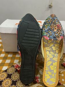 Embroidered Flats &amp; Sandals