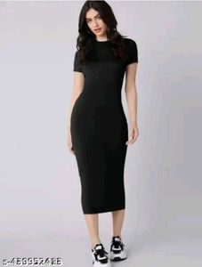 Little Black Dress - Midi Bodycon
