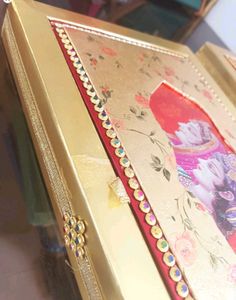 Combo RadhaKrishna Empty Container Box for gifting
