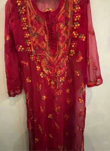 chikankari kurta
