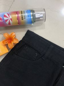 Black Denim Skirt