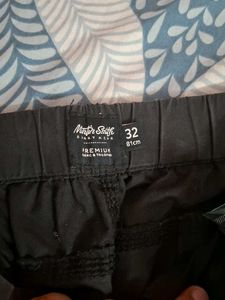 Black Cargo Jogger Pants