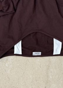 Brown Off-Shoulder Top