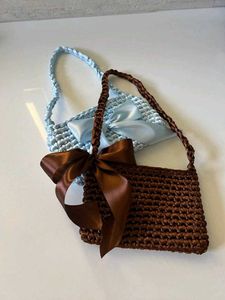 Handmade Ribbon 🎀 Bow Handbag