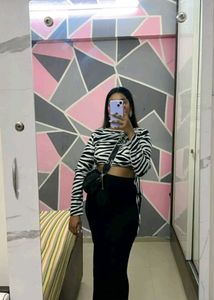 Animal Printed Crop Top