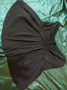Black Tube Top Sleveless Party Wear