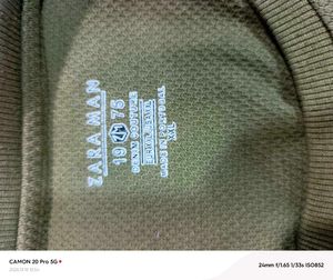 Zara Unisex Olive Green Long Sleeve Sweatshirt