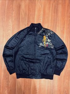 Tiger Print Bomber Jacket