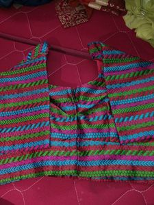 Colorful Embroidered Blouse