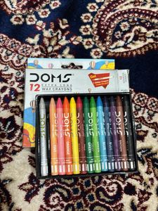 Doms Wax Crayons And Faber Castell Poster Colours