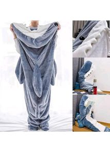 Cloudy Shark Blanket Dress