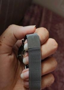 Joker And Witch Magnetic Silver Watch